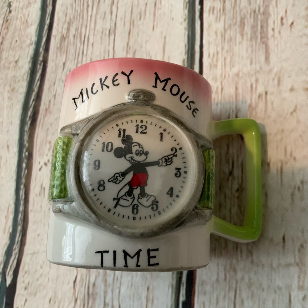 Vintage Mickey‎ Mouse Time Mug